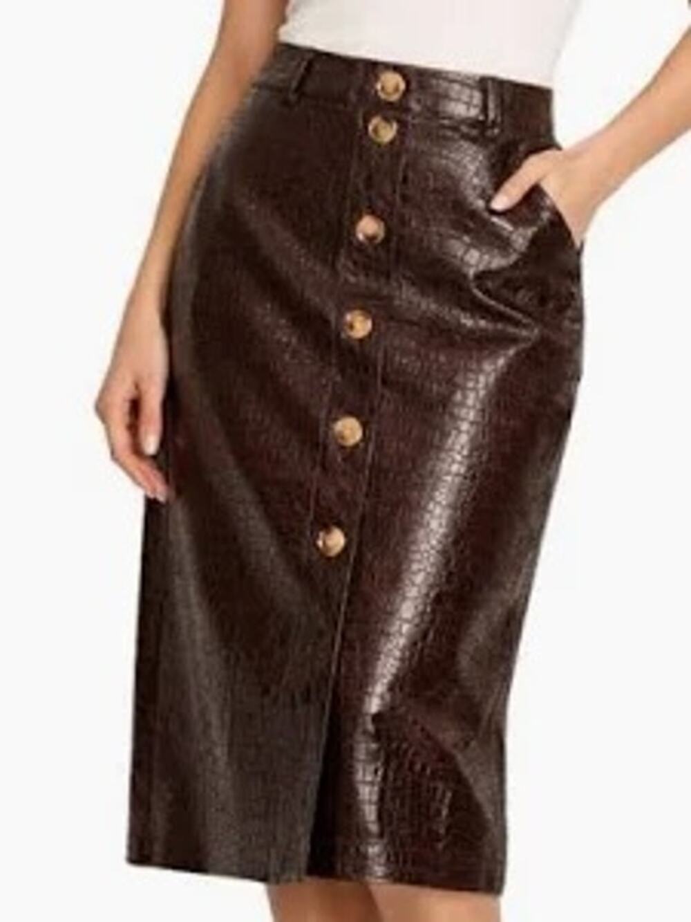 Rachel Comey x Target Office Siren Pencil Skirt Faux Snakeskin Baddie Womens 12